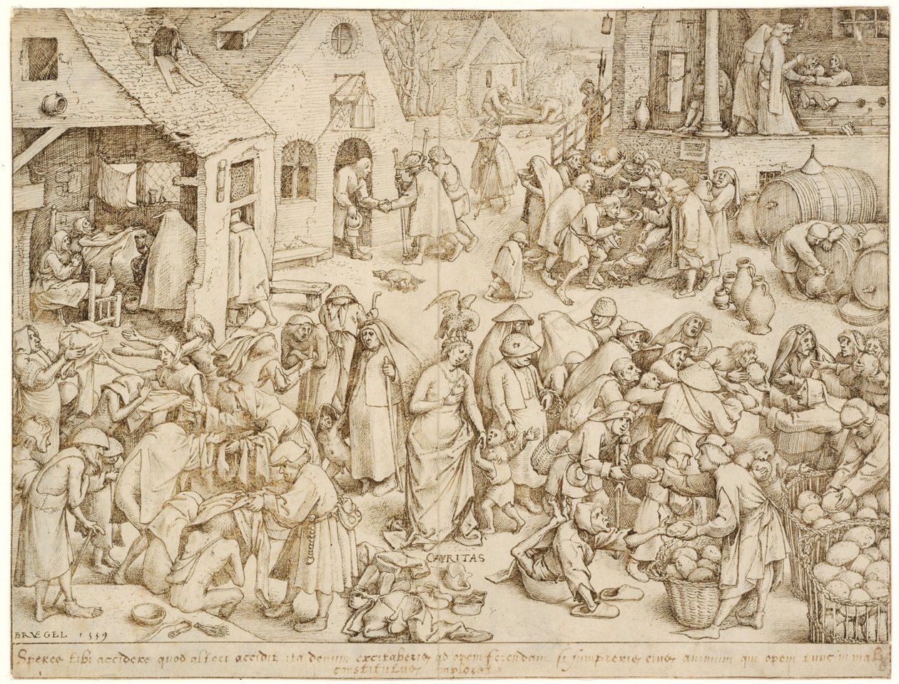 Caritas Charité, 1559 - Bruegel