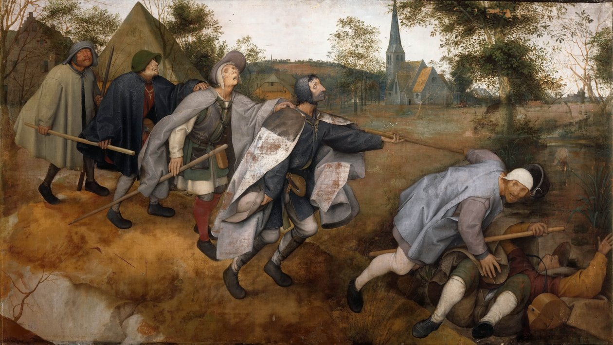 Les Aveugles guidant les aveugles, 1568 - Bruegel