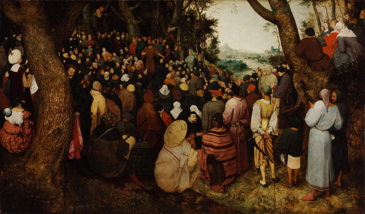 Le Sermon de Saint Jean-Baptiste - Bruegel