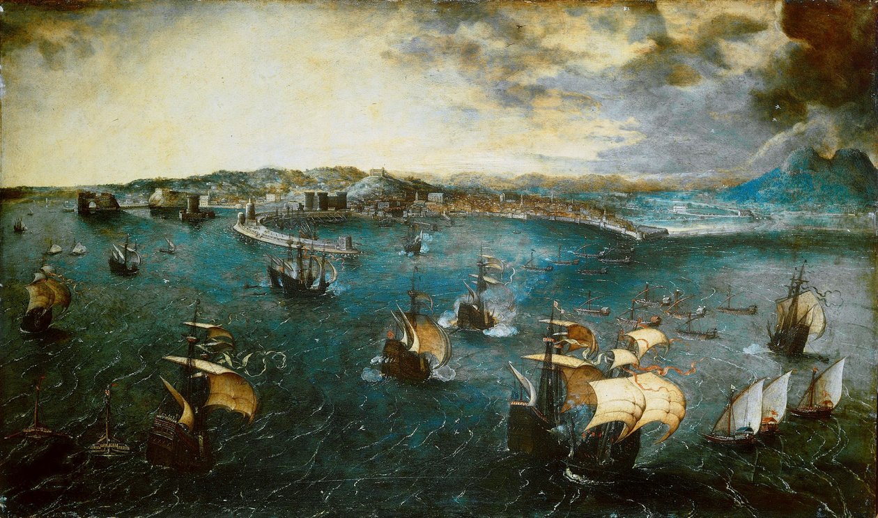 Vue de la baie de Naples, vers 1550-1565 - Bruegel