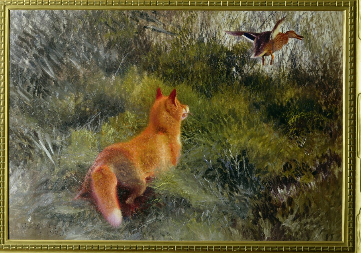Échapper au renard, 1912 - Bruno Andreas Liljefors