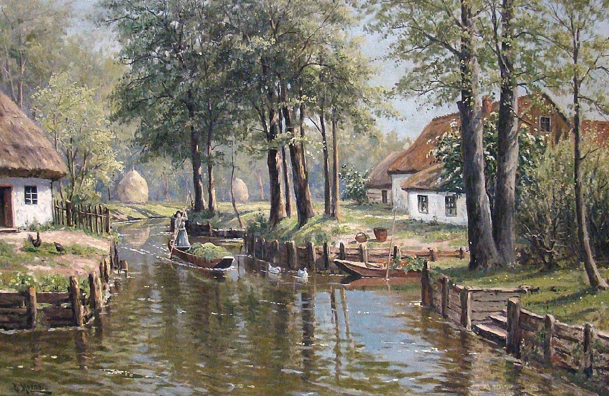 Vue dans la Spreewald - Bruno Moras