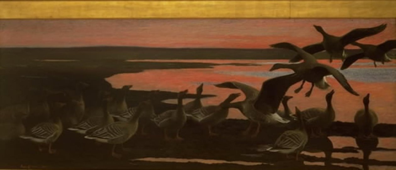 Oies sauvages - Bruno Liljefors