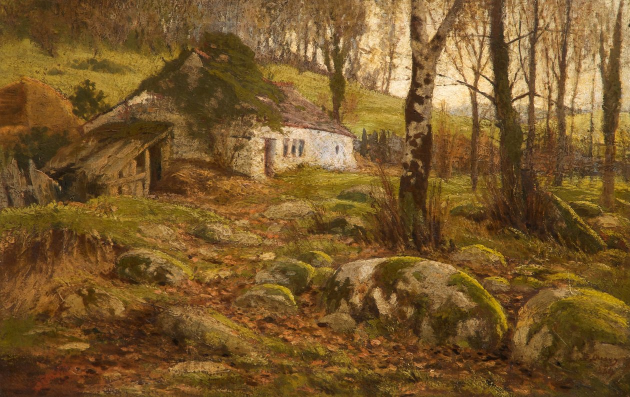 Un cottage gallois, 1884 - Buckley Ousey