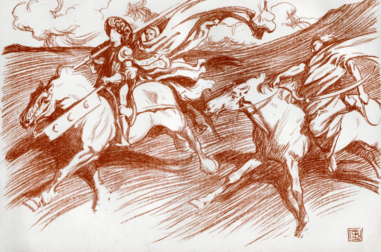 Le Chevalier et ses compagnons, 1898 - Byam Shaw
