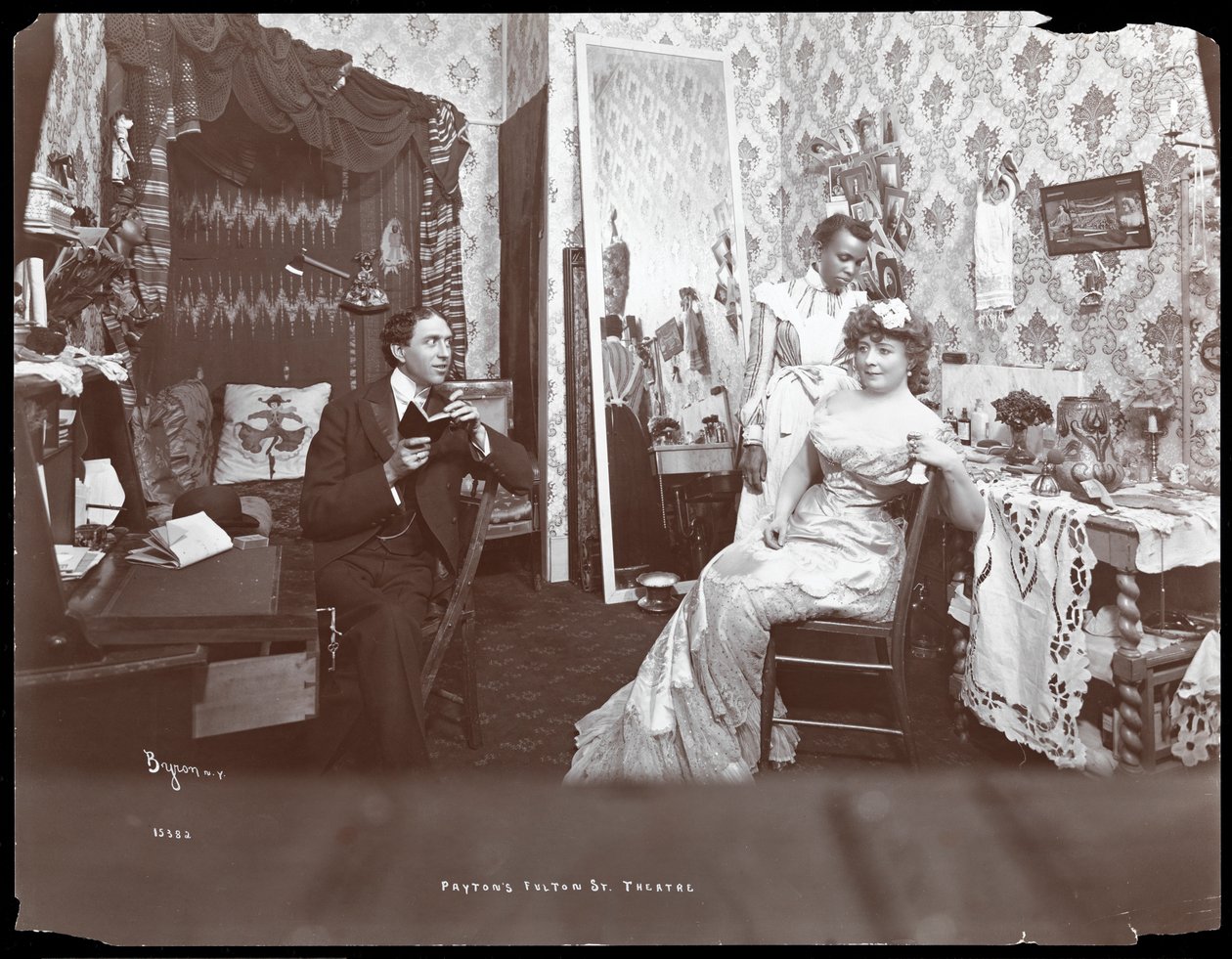Corse Payton et sa femme dans son Théâtre de Fulton Street, New York, 1903 - Byron Company