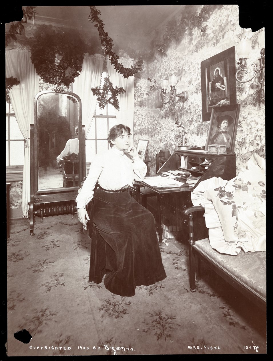 Portrait de Minnie Maddern Fiske, 1903 - Byron Company