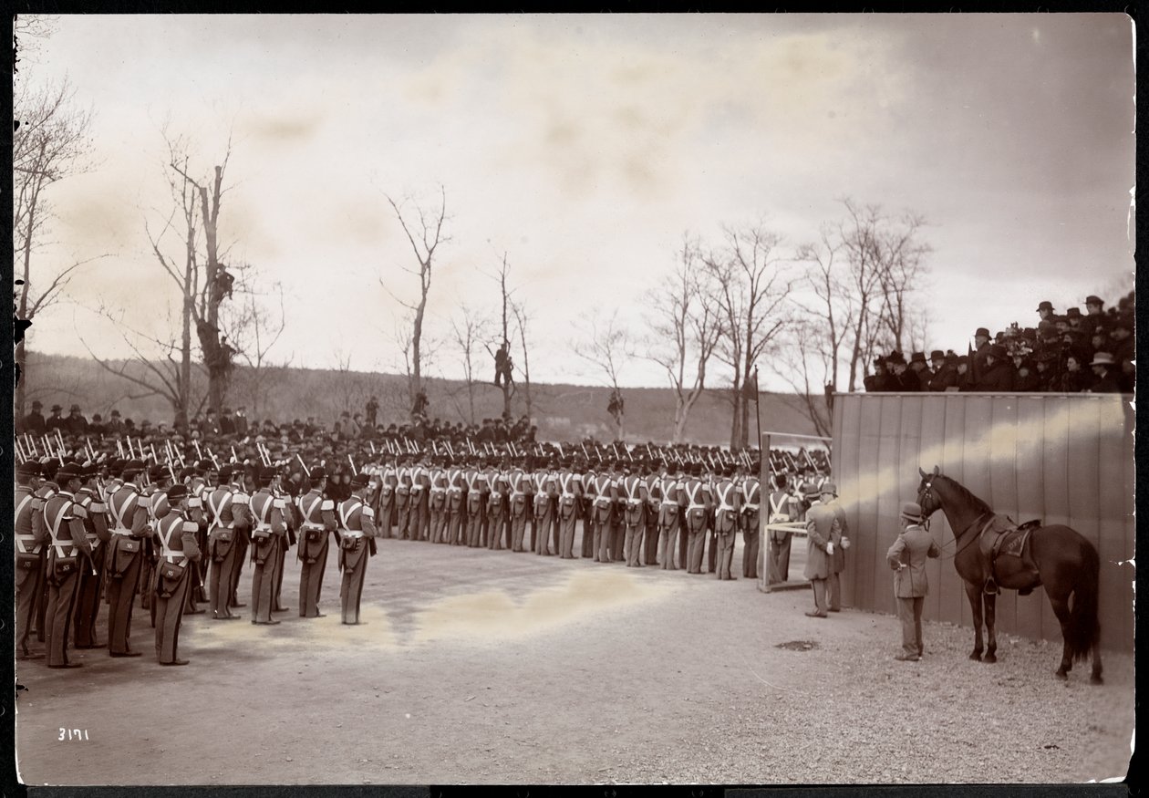 La procession associée à la dédicace du tombeau de Grant sur Riverside Drive, probablement le 27 avril 1897, New York - Byron Company