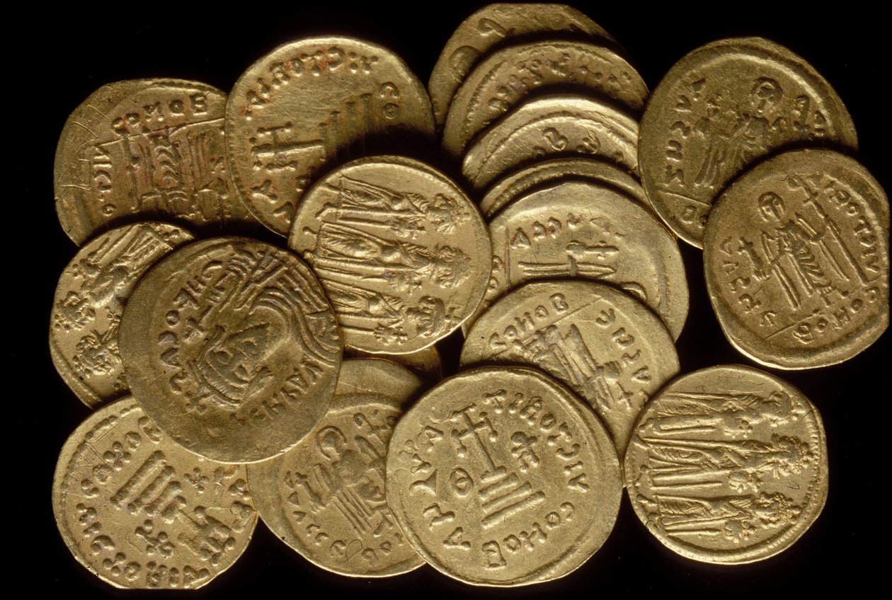 Un trésor de pièces (or) - Byzantine