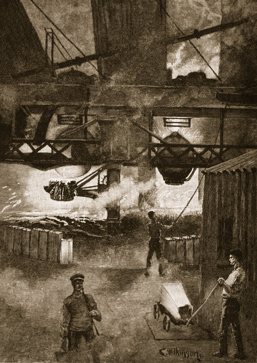 Le Procédé Bessemer, illustration de 