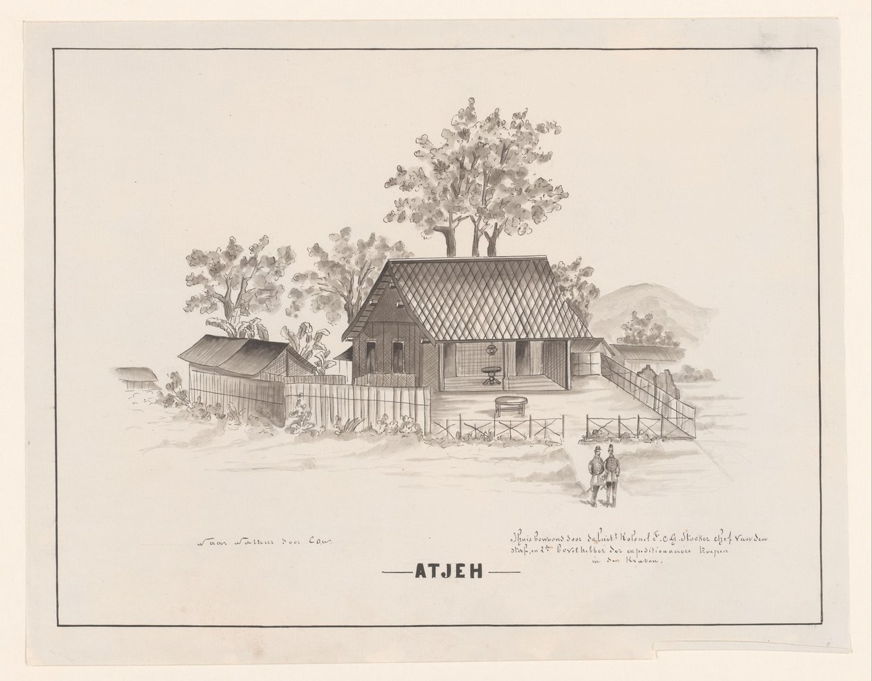 Atjeh - C.D. Wulf (signed by artist)