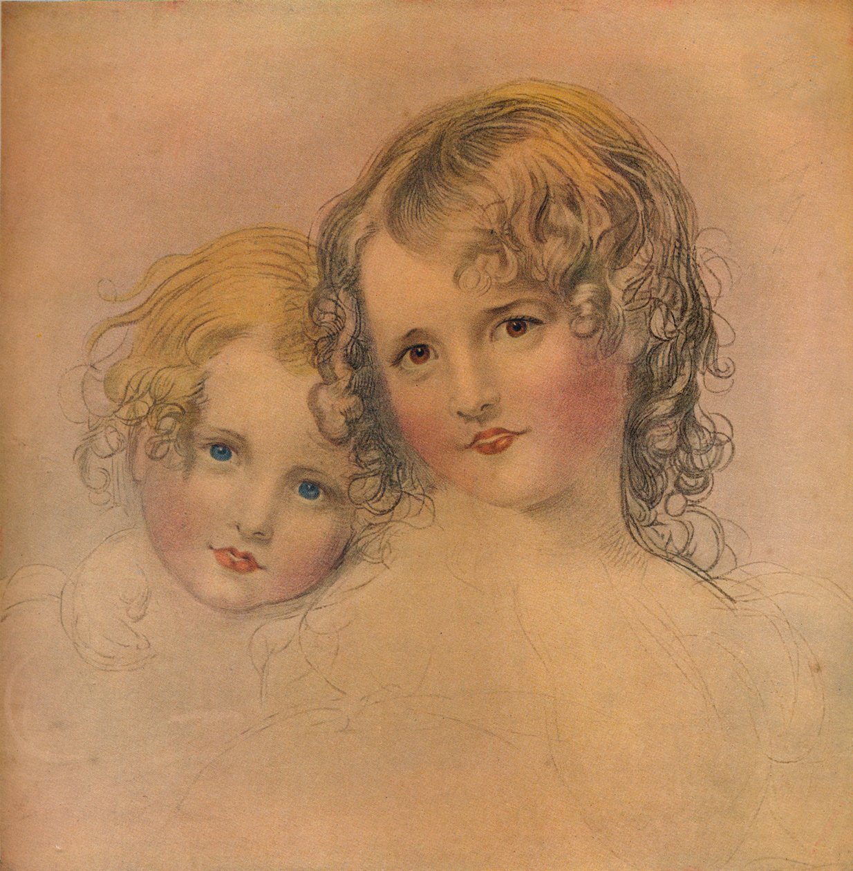 Les enfants Calmady, vers 1823, 1916 - CG Lewis