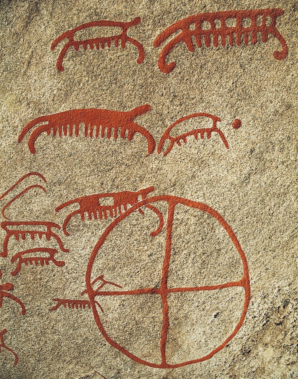 Gravures rupestres de Vitlycke, Tanum, Suède - J.B. and Brown J. Rowbotham