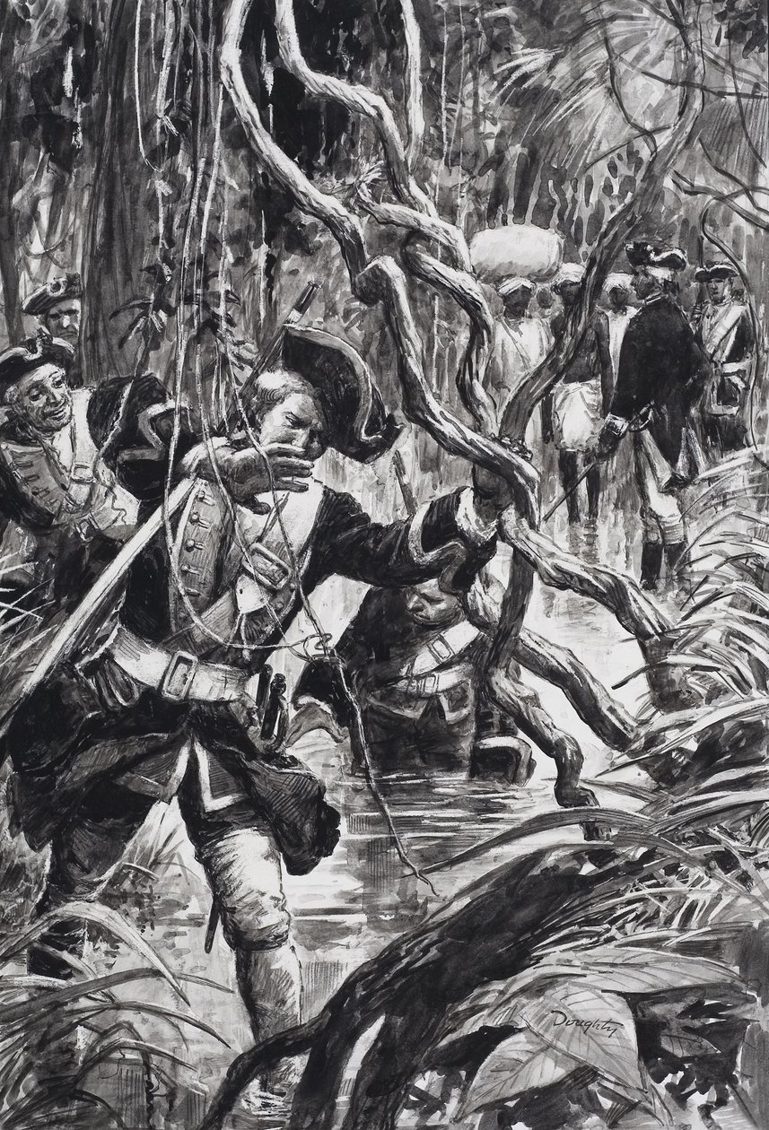 Clive of India (gouache sur papier) - C.L. Doughty