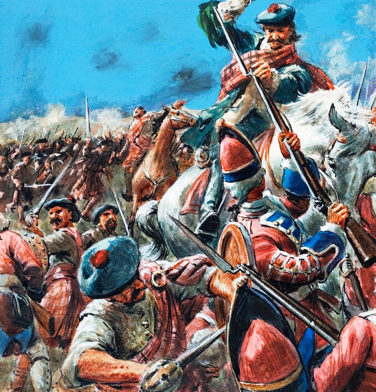 La bataille de Culloden - C.L. Doughty