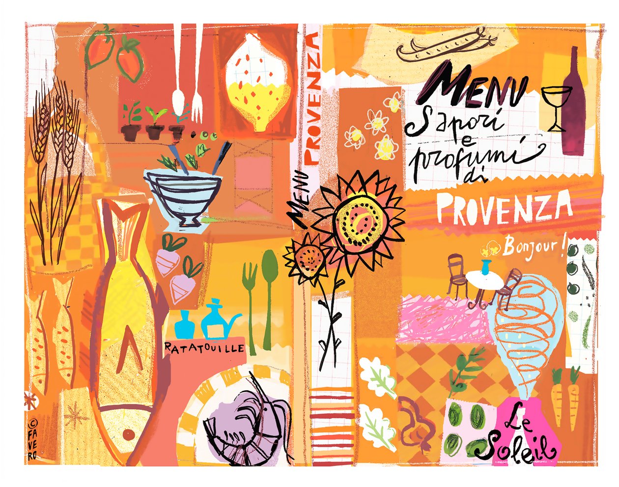 MENU Provence - COSTANZA FAVERO