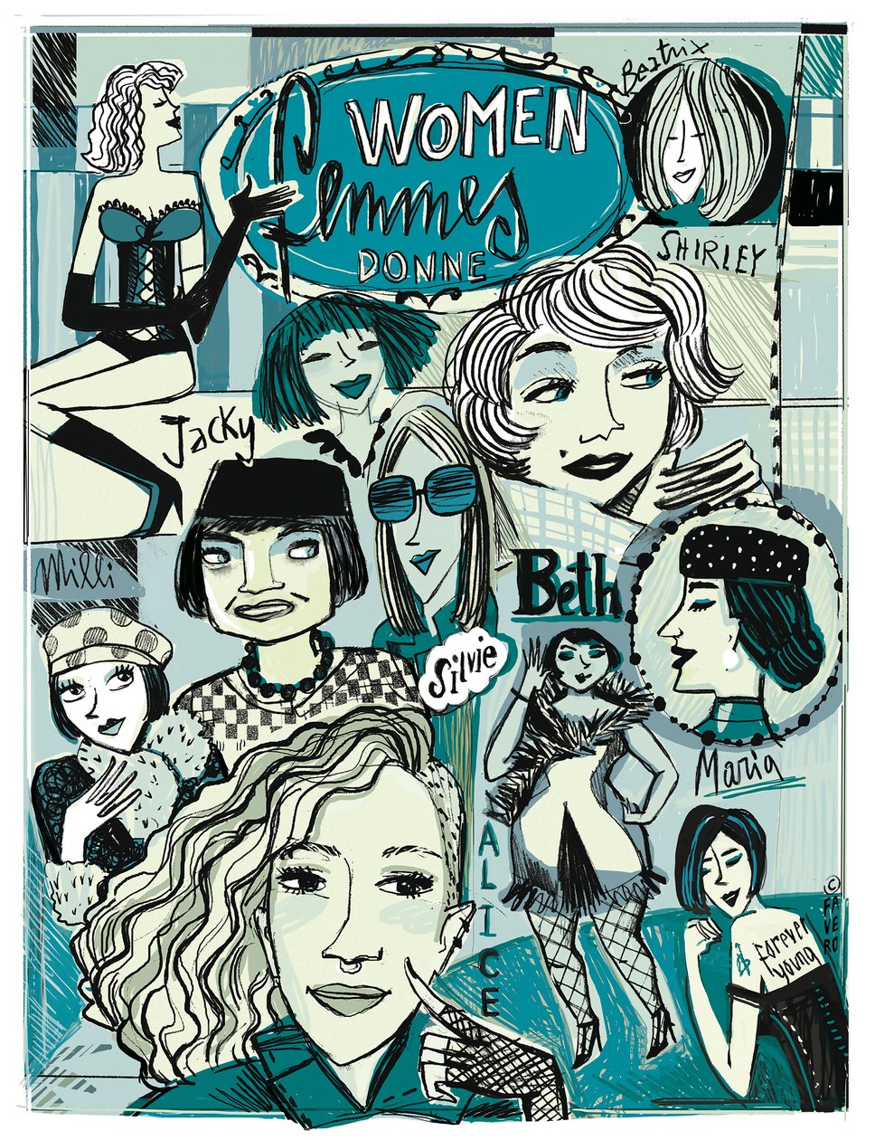 WOMEN,FEMMES,DONNE - COSTANZA FAVERO