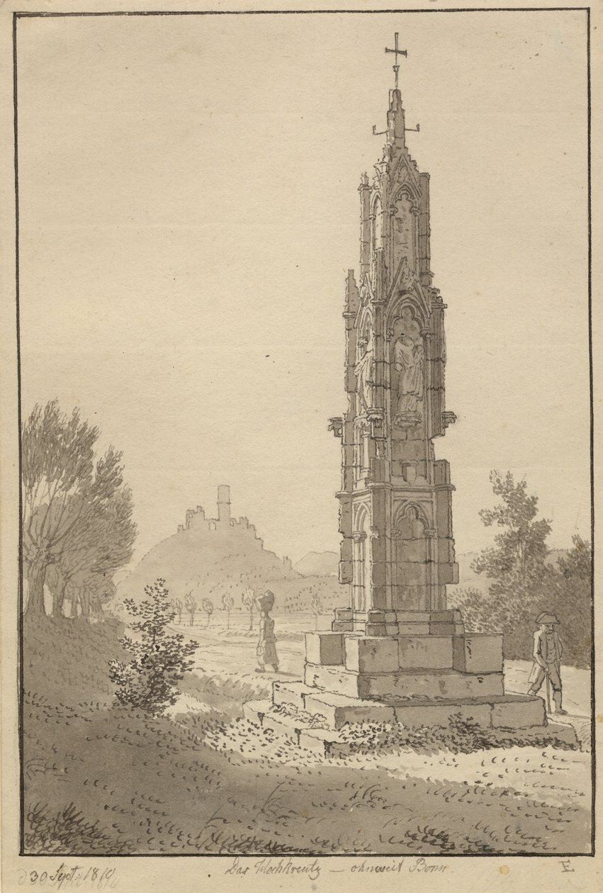 Hochkreuz près de Bonn - Christoffer Wilhelm Eckersberg