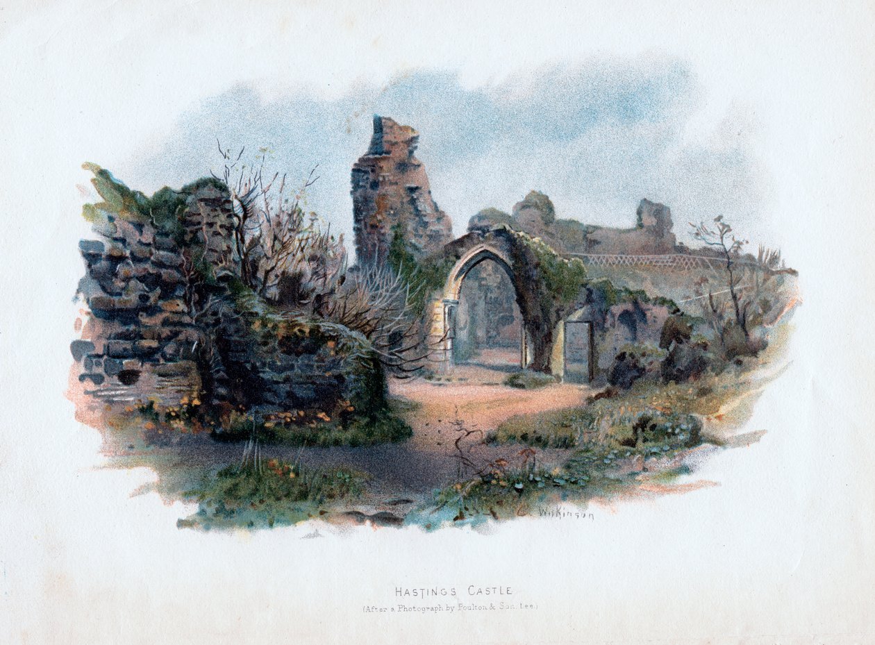 Château de Hastings, Sussex, 1895 - C. Wilkinson