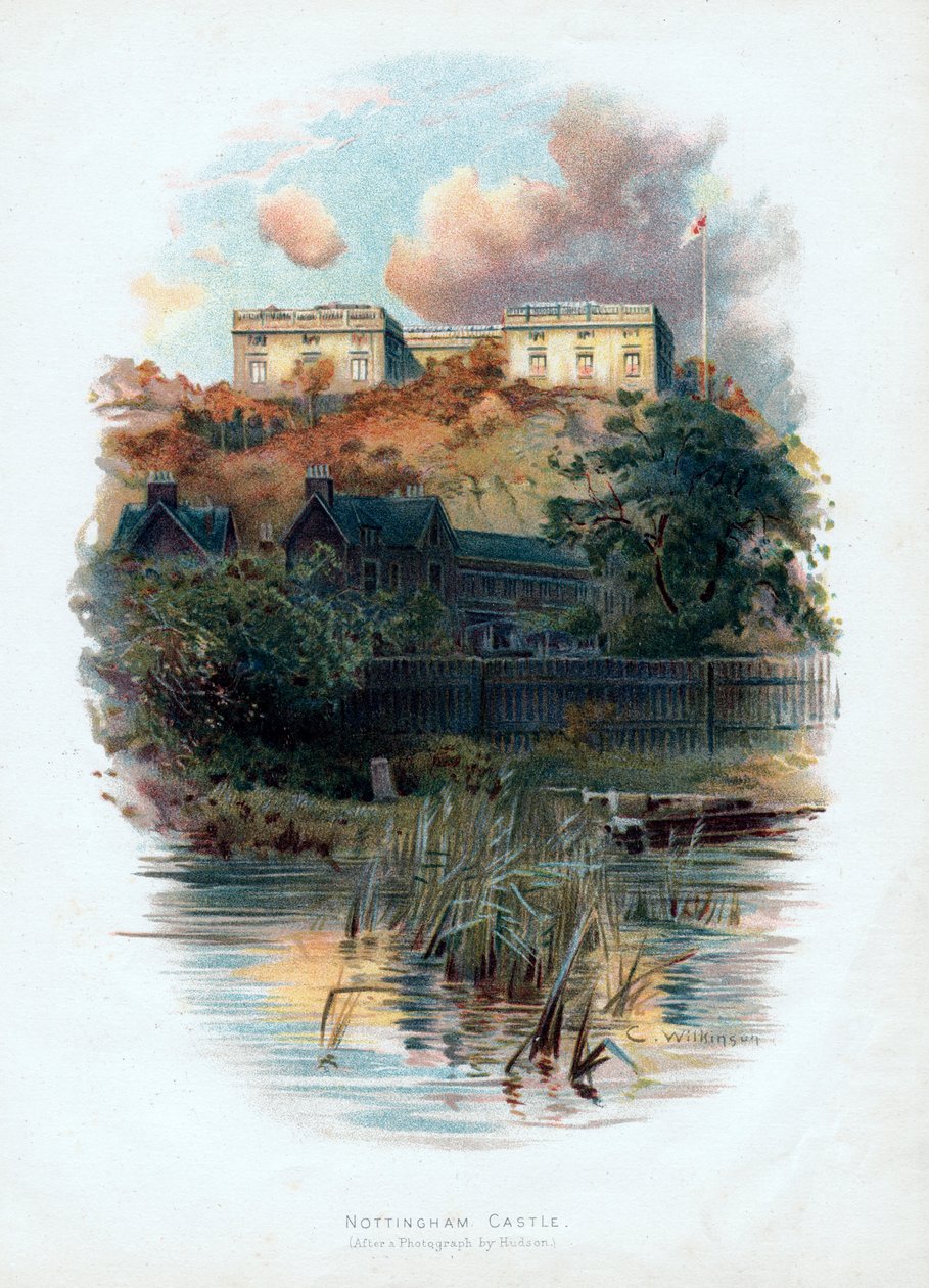 Château de Nottingham, Nottinghamshire, 1895 - C. Wilkinson