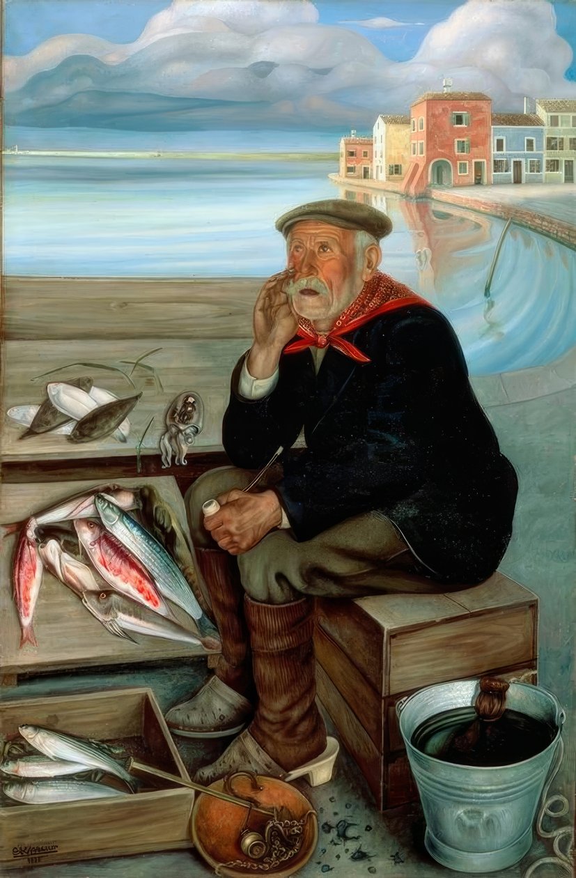 Vendeur de poissons - Cagnaccio di San Pietro