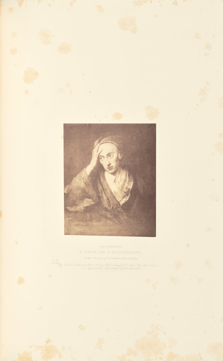 A. Pope par J. Richardson - Caldesi and Montecchi