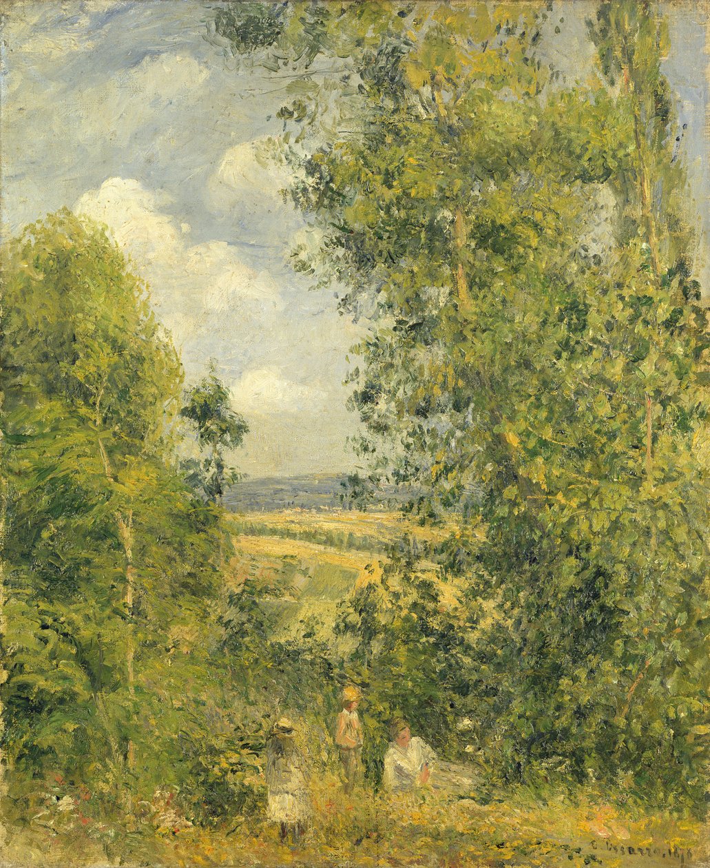 Repos dans le pré, 1878 - Camille Jacob Pissarro