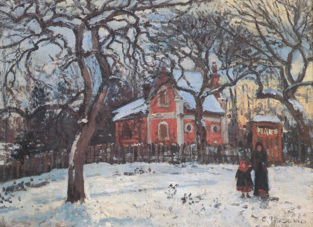 Châtaigniers à Louveciennes - Camille Jacob Pissarro