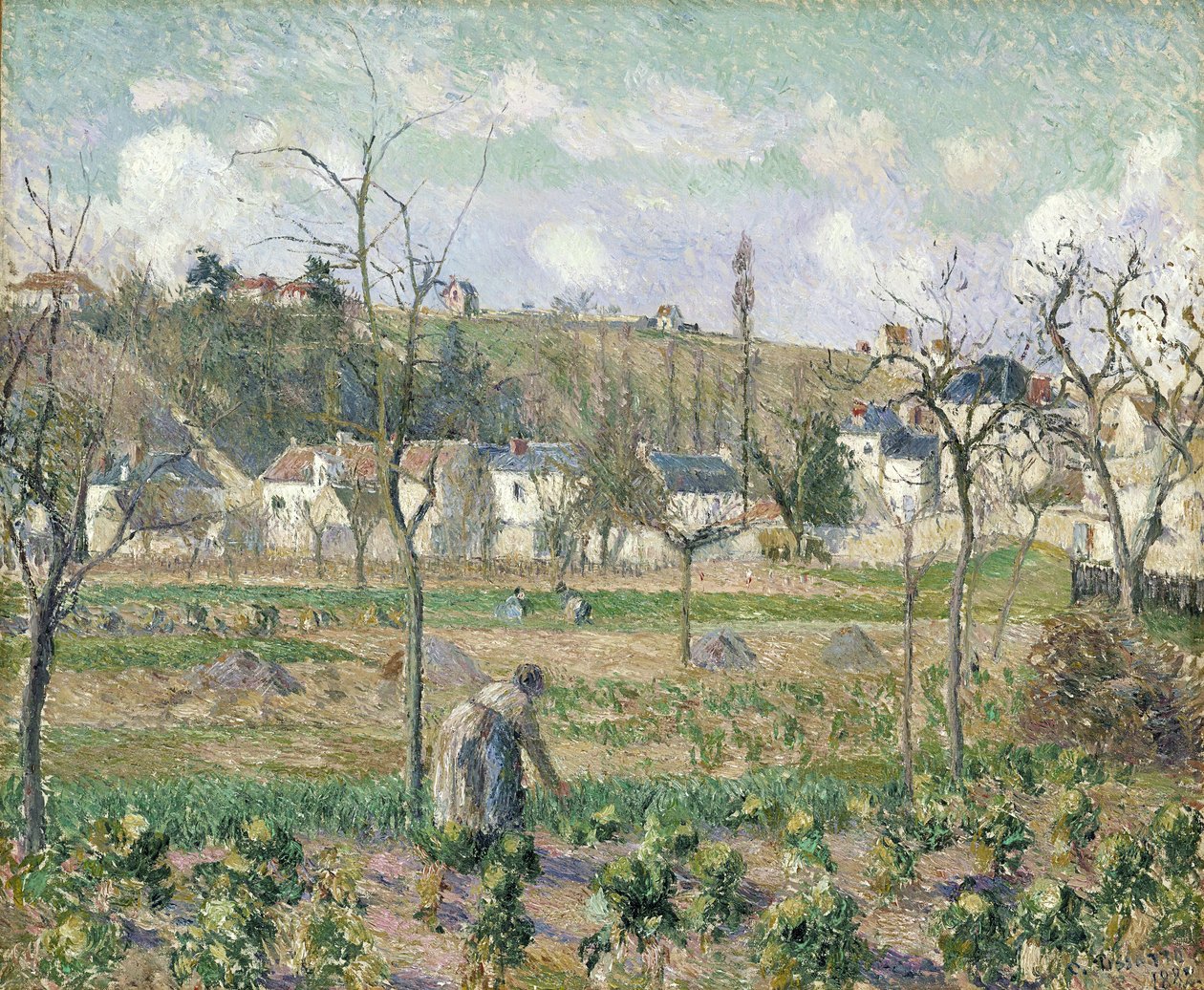 Le Jardin de Maubuisson, Pontoise, la Mère Bellette - Camille Jacob Pissarro