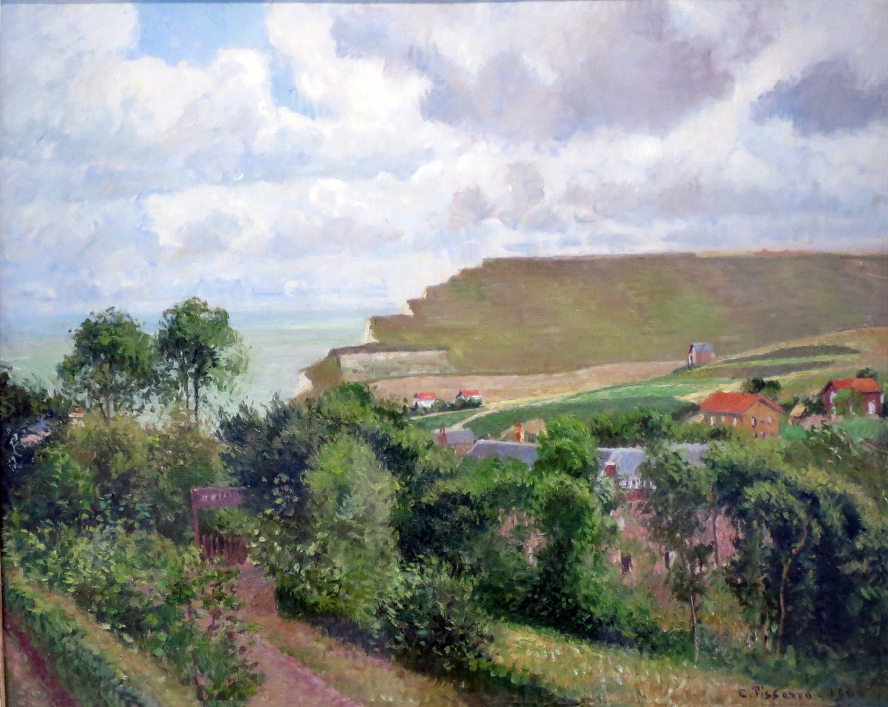 Vue de Berneval - Camille Jacob Pissarro