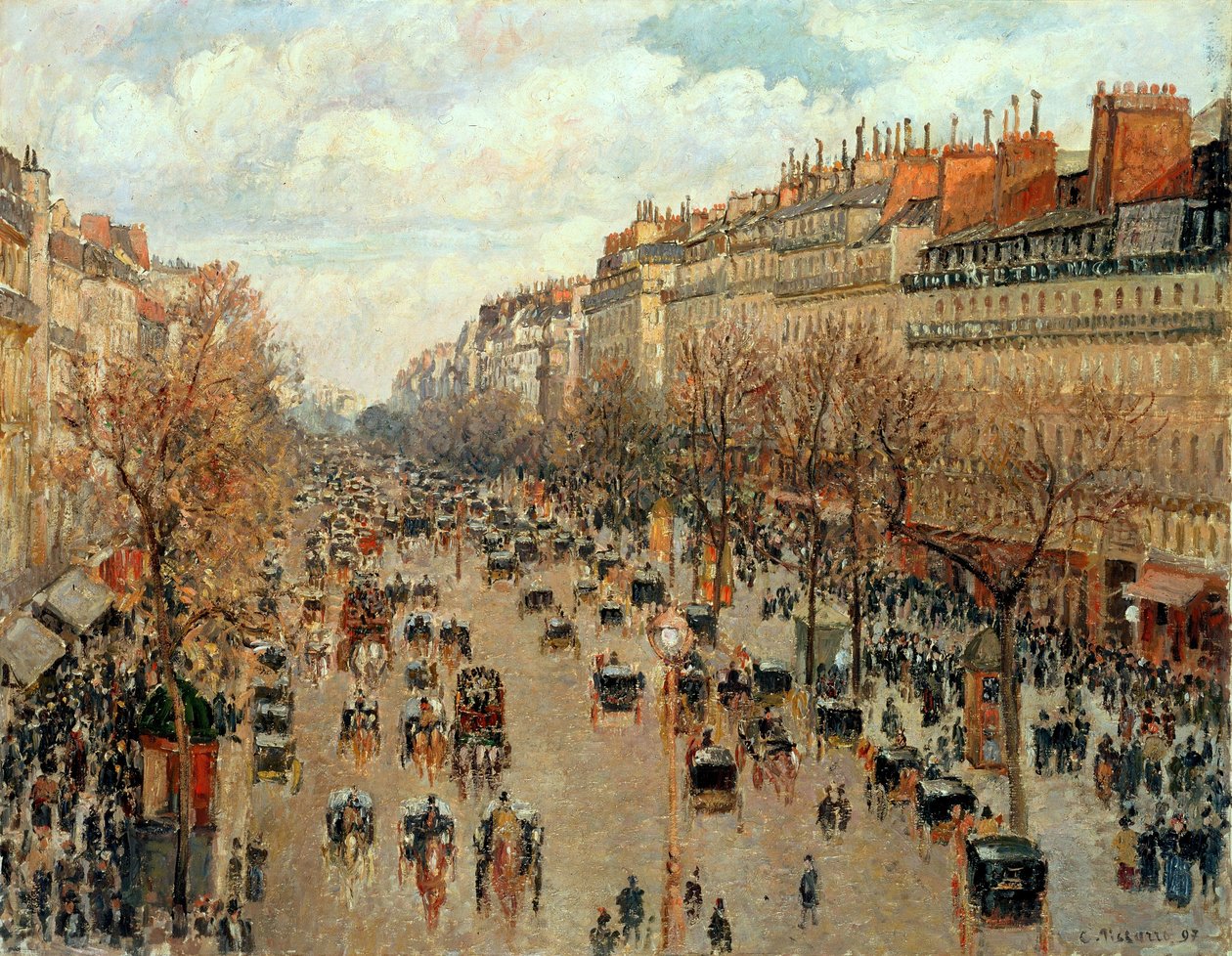 Boulevard Montmartre - Camille Jacob Pissarro