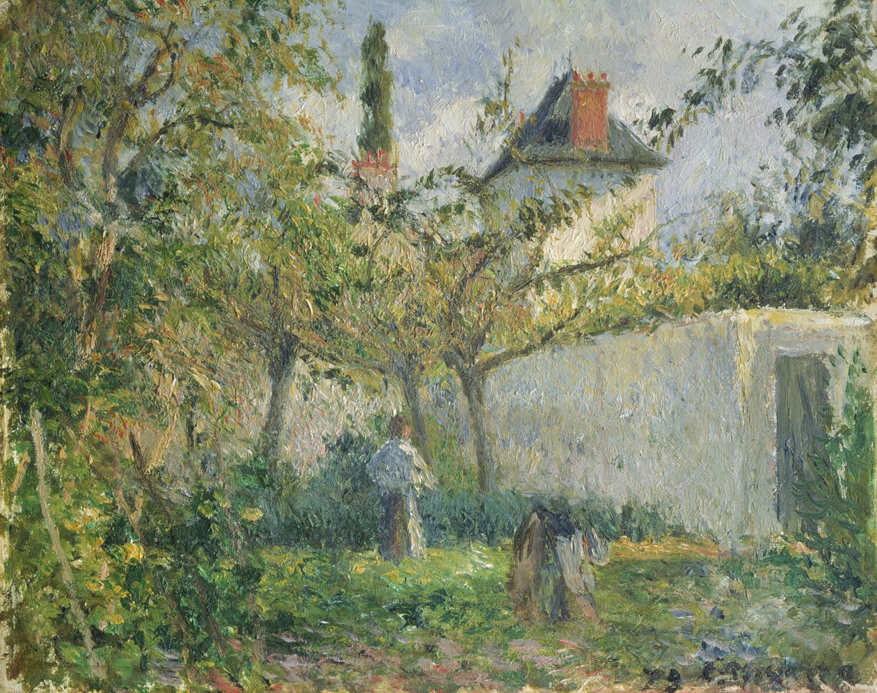 Jardin potager et verger, Pontoise, 1878 - Camille Jacob Pissarro