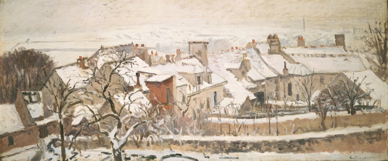 Hiver, 1872 - Camille Jacob Pissarro
