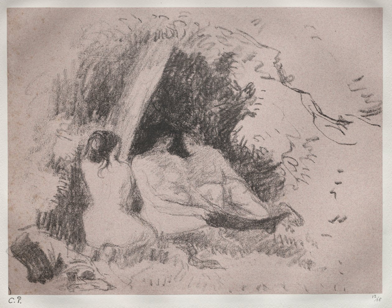 Femmes nues - Camille Jacob Pissarro
