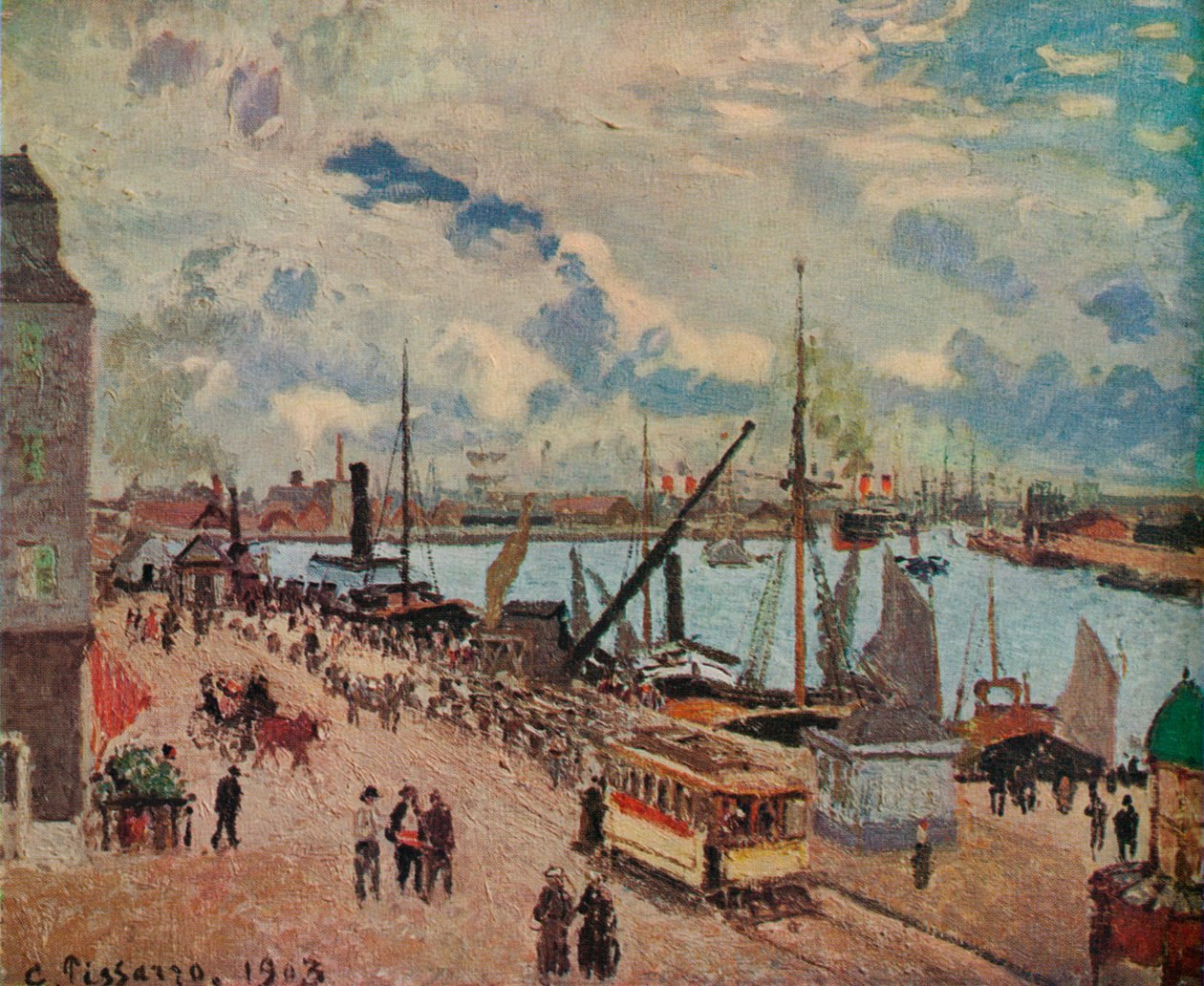 Port extérieur du Havre, 1903 - Camille Jacob Pissarro