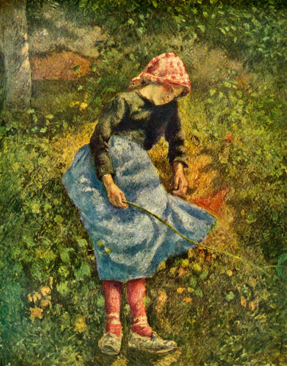 Paysanne assise, 1881 - Camille Jacob Pissarro