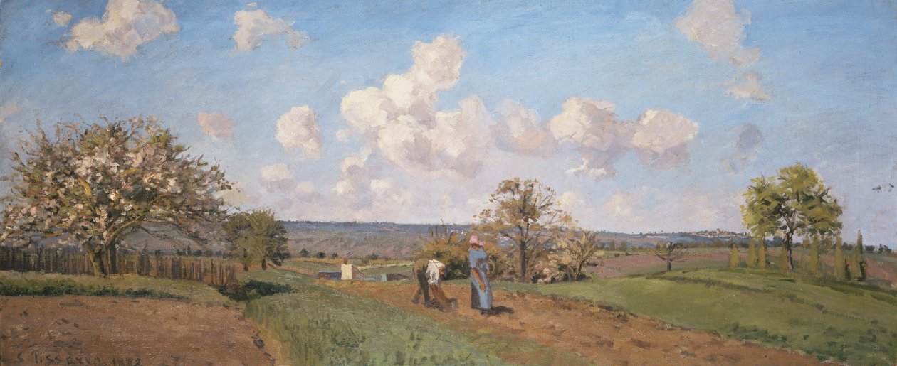 Printemps - Camille Jacob Pissarro
