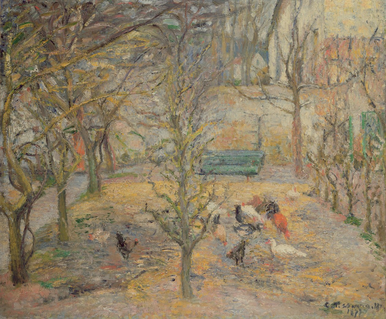 La Ferme - Camille Jacob Pissarro