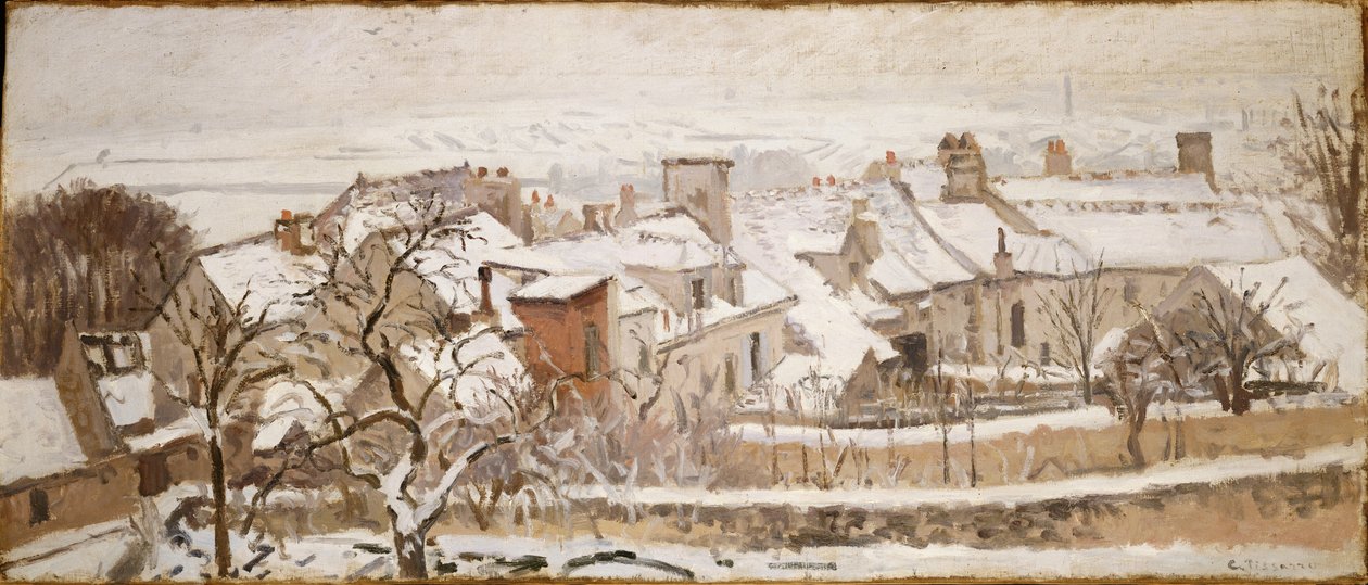 Les Quatre Saisons : Hiver, 1872 - Camille Jacob Pissarro