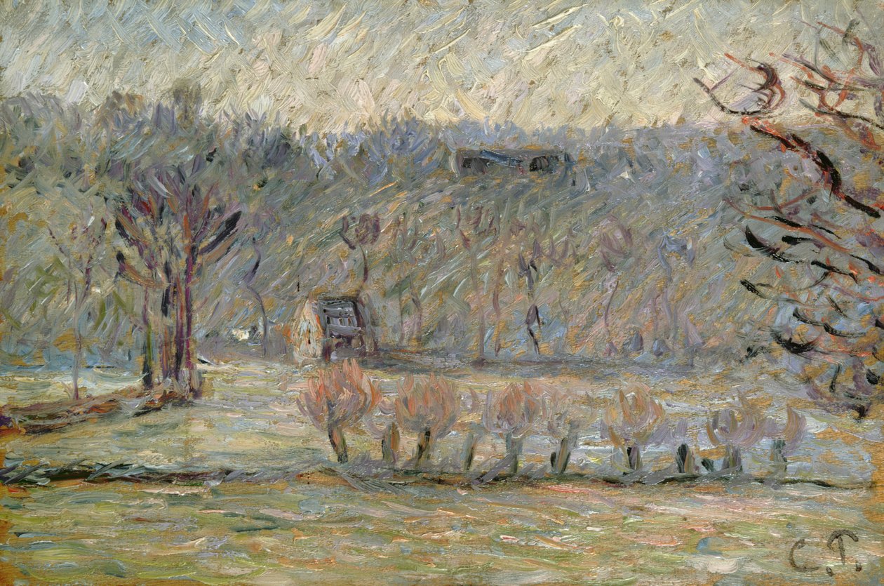 La Colline à Vaches, Bazincourt, c.1890 - Camille Jacob Pissarro