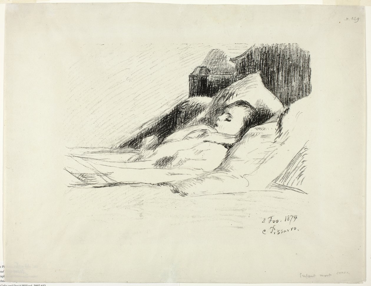 Enfant mort - Camille Pissarro