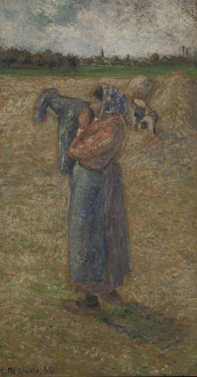 Femme aux champs, 1882 - Camille Pissarro