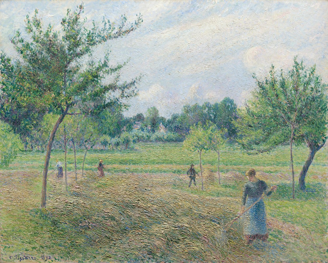 Fenaison à Éragny - Camille Pissarro