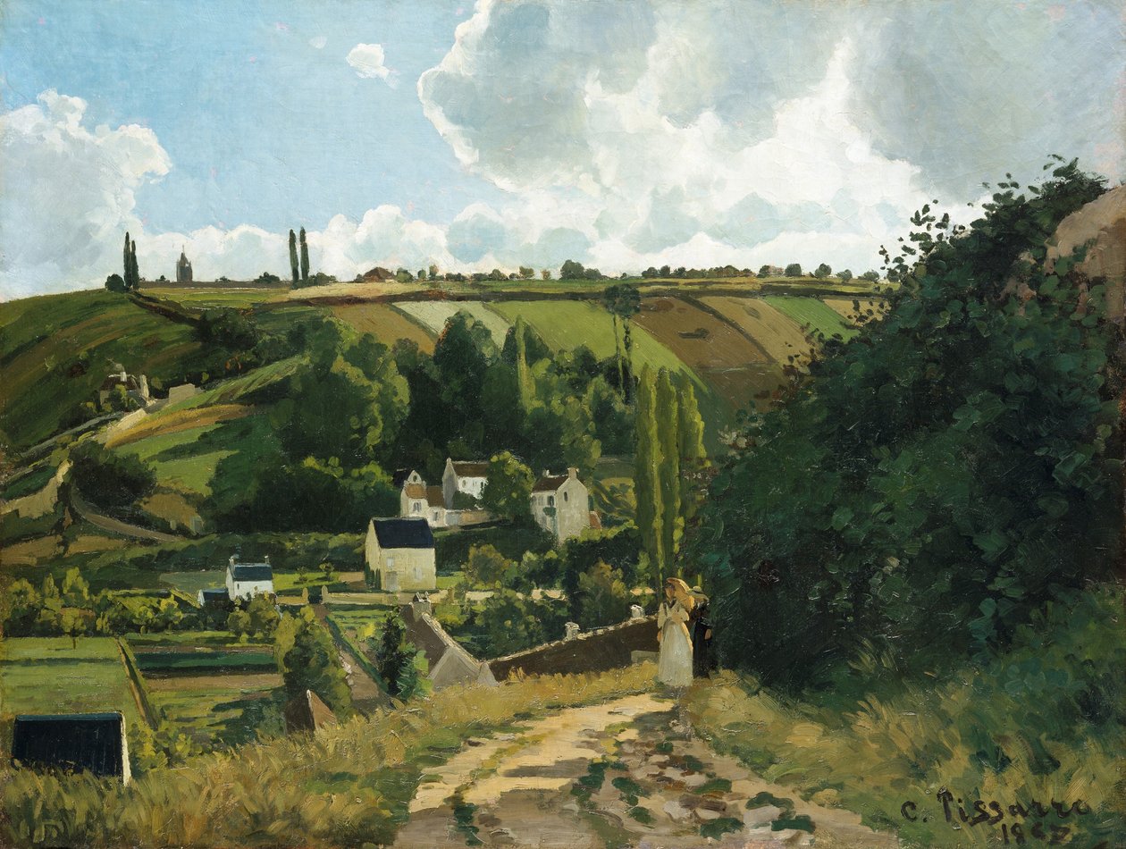 La Colline de Jalais à Pontoise - Camille Jacob Pissarro