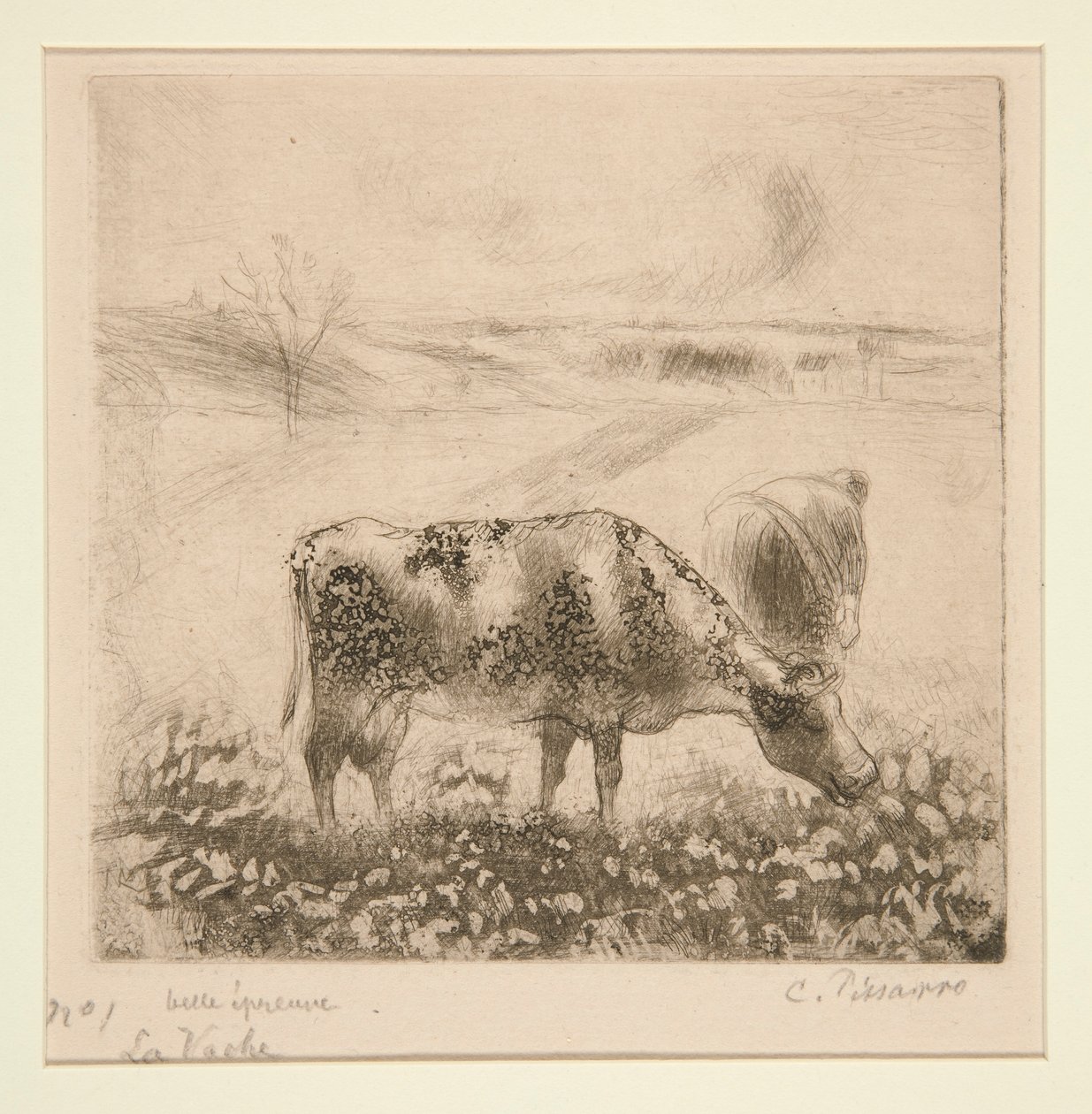 La Vache - Camille Pissarro