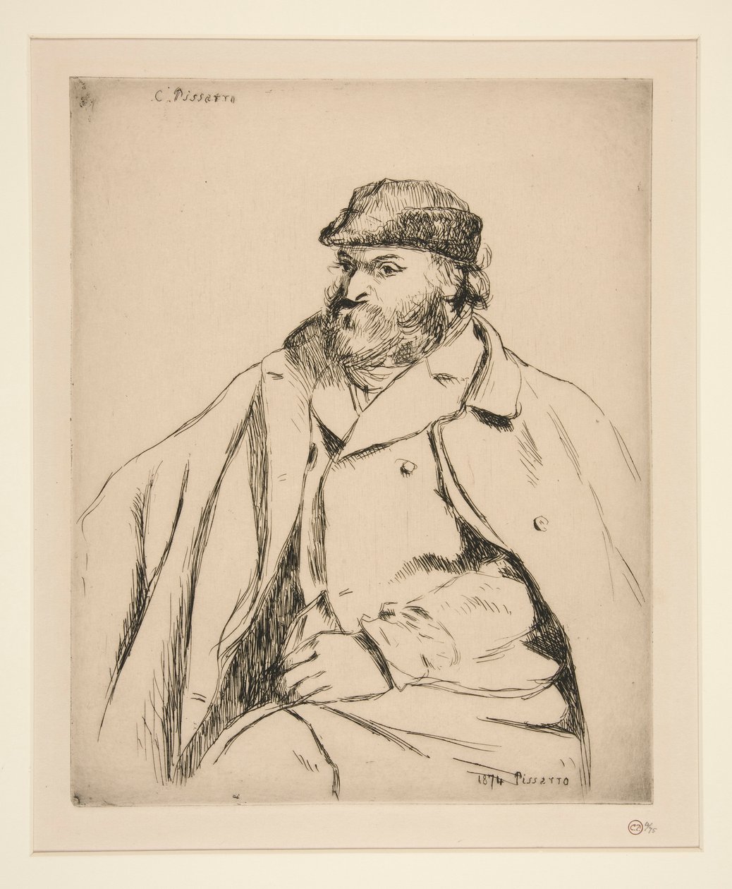 Paul Cézanne (Portrait de Cézanne) - Camille Pissarro