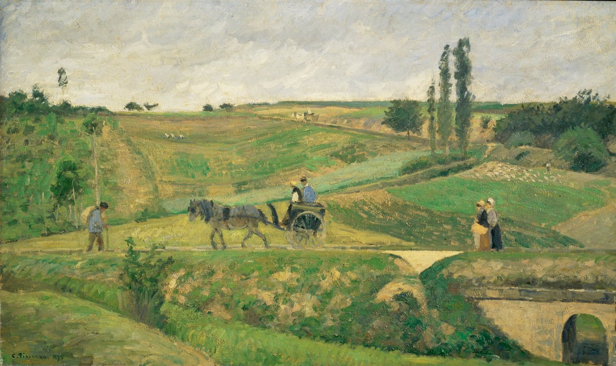 Route près de Pontoise ... - Camille Pissarro