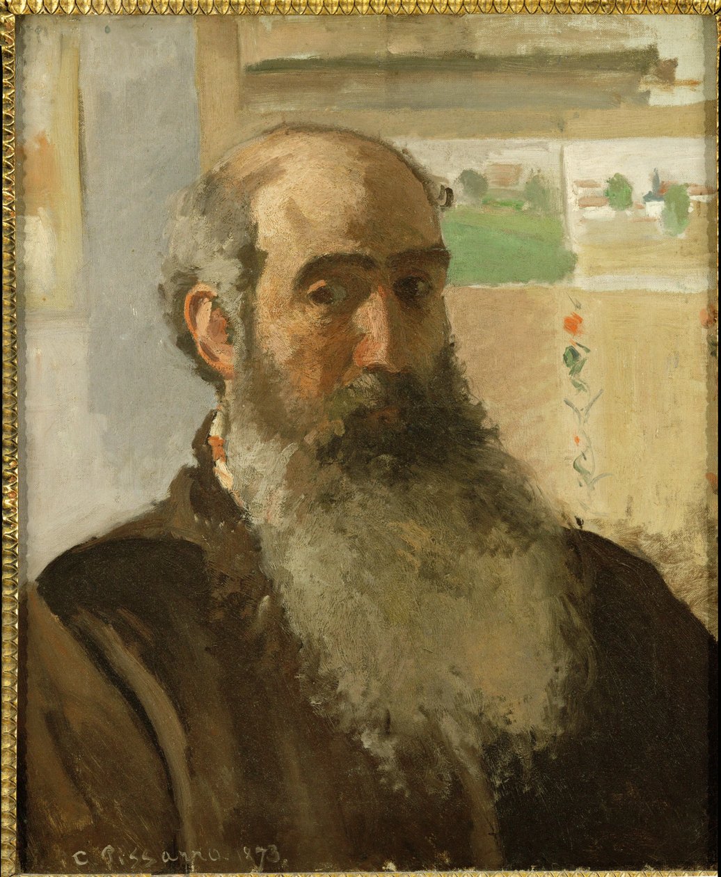 Autoportrait ... (huile sur toile) - Camille Pissarro