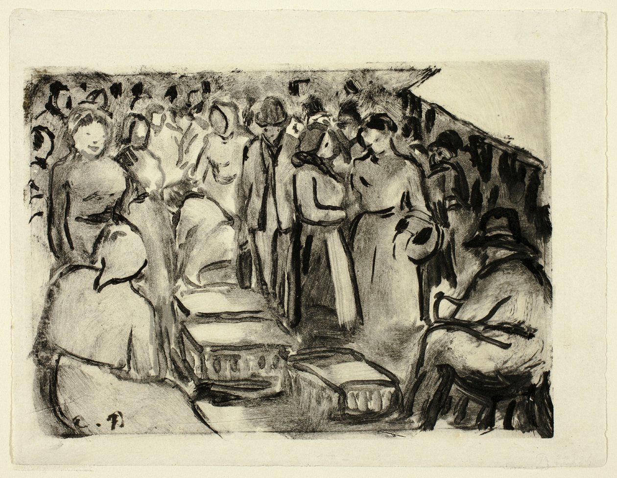 Le Marché - Camille Pissarro