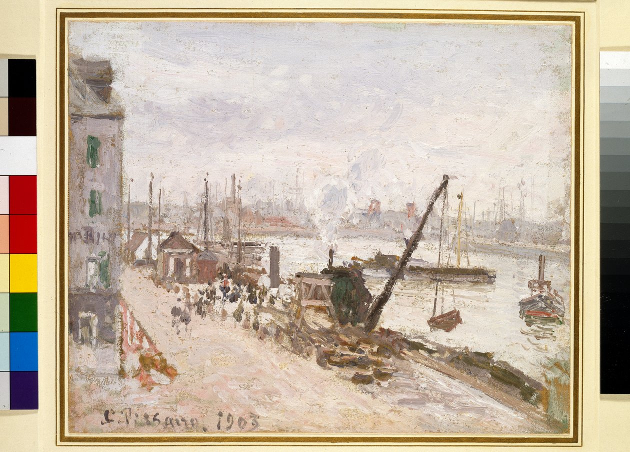Le Port Extérieur, Grand Quai, Le Havre - Camille Pissarro